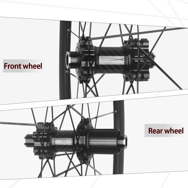 Disc Brake Road Bike Wheelset 30mm Height Clincher Aluminum Alloy and Carbon Fiber Hub for JIELEI 700C Bicycle Durable