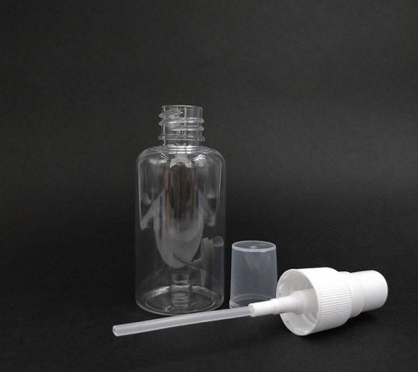 Bouteille de pulvérisation en PET ronde à surface lisse pour une pulvérisation facile et efficace