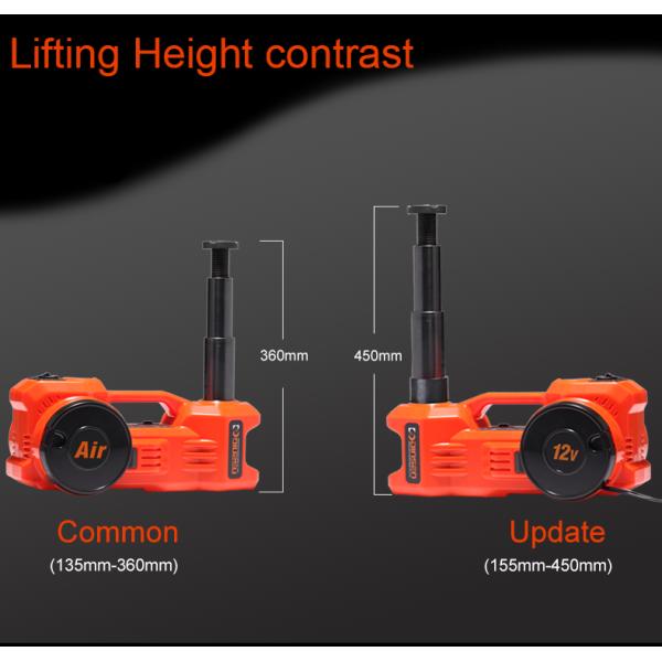 3 In 1 Electric Hydraulic Jack Kit 150PSI Max Pressure With Impact Wrench