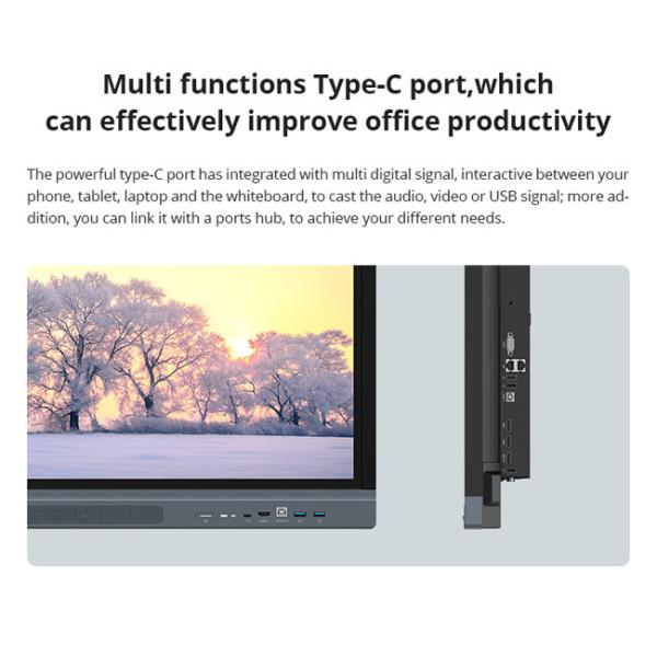 CNAS 100 Inch Touch Screen TV Touch Screen Smart White Board