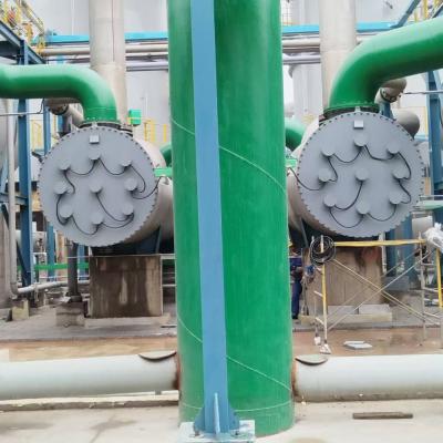 Anode Protection Sulfuric Acid Cooler With Anodic Protection For Corrosion Resistance Drying Acid Cooler