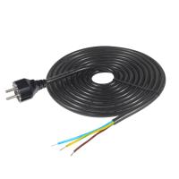 EU CEE 77 AC Power Cord with Strip Ends for Industrial Equipment