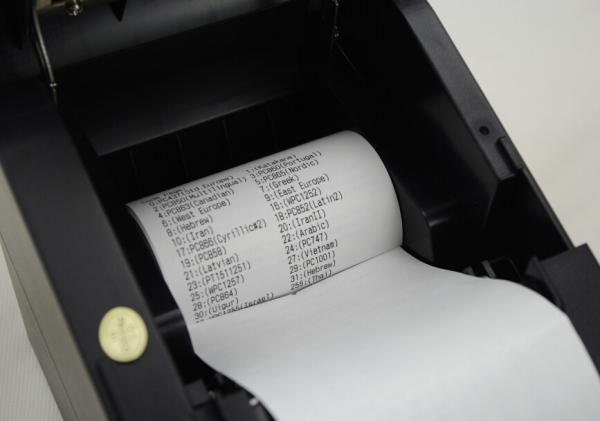 Desktop de alta resolução 3 impressoras térmicas postais da etiqueta de código de barras, marca registrada das etiquetas de QR