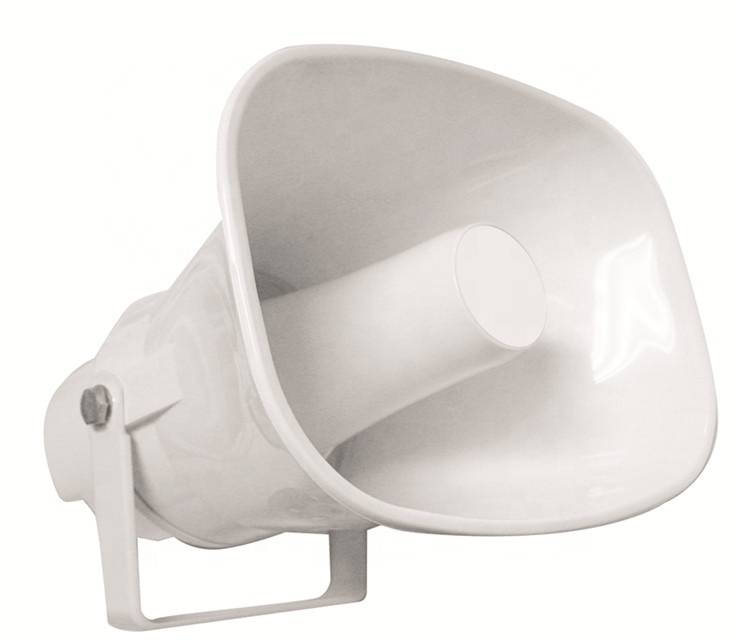 IP65 70 Volt Paging Horn ABS Plastic Outdoor Paging Speaker Waterproof