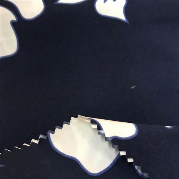 Printed 100 Polyester Microfiber Fabric For Clothing 75DX150D 115gsm 150cm