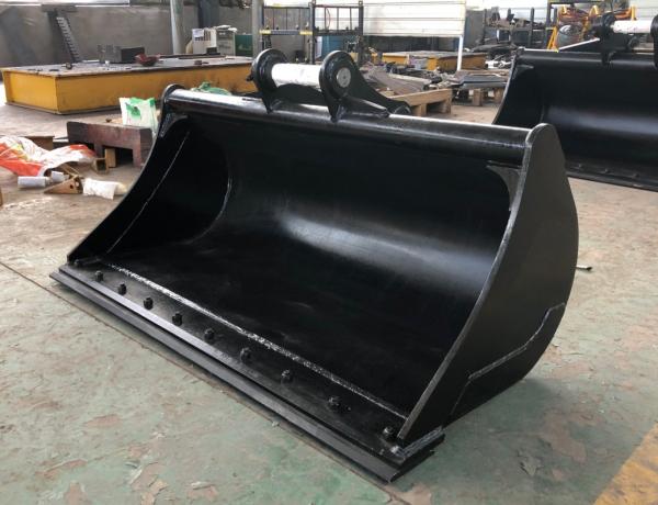 48 Width Backhoe Mud Bucket  Hardened Alloy For Ditch And Trench Cleaning