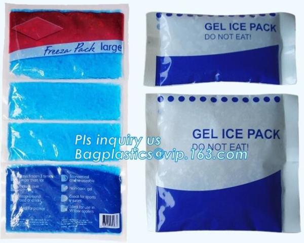Sports Medicine Ice Bags, Flexible Ice Pack, Easy Seal Ice Cube Bags, Cool Bags & Ice Packs, First Aid Ice Pack, bagease