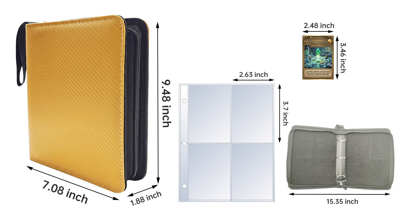 Premium Trading Card Binder for Collectors Game Brands Bulk OEM Factory Supply