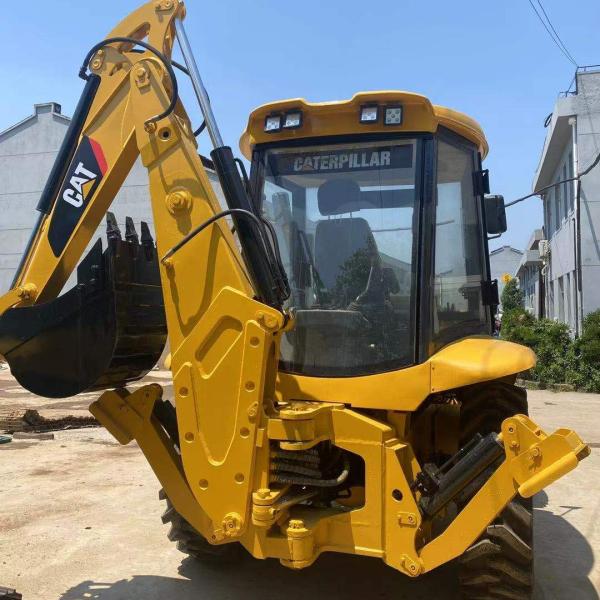 Excavateur rétro utilisé 420F chenille420 420F CAT420 machines chargeuse de pelle à rouleaux