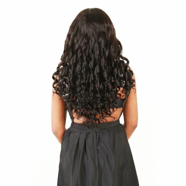 Indian Funmi Human Hair Spring Curly Virgin Hair Weave Natural Color Hair Extensions Funmi Egg Curls