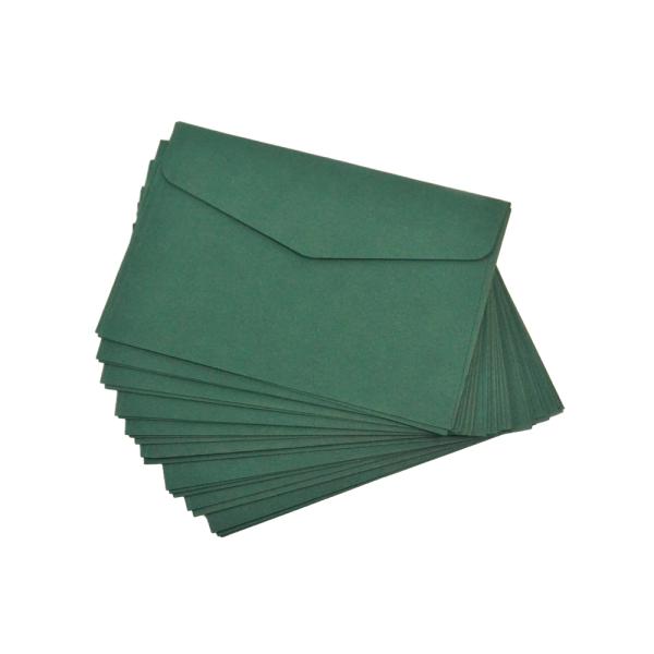 Экологически чистый персональный логотип небольшой бумажный конверт для различных цветов конверты для подарочных карт