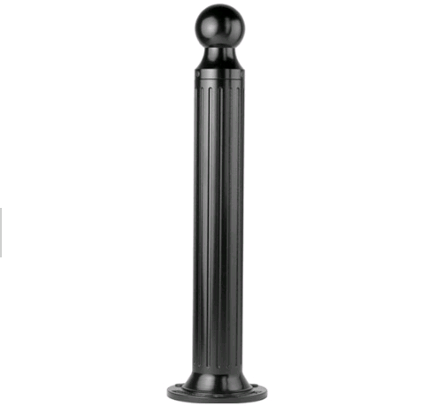 Безопасность Уличные декоративные съемные боллары Плескание Цинка Разбрызгивание порошкового покрытия