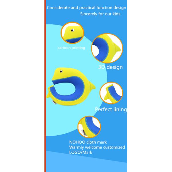 Customized Baby Travel Neck Pillow , Kids Travel Pillow EPS Filling