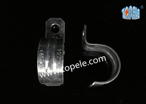 Zinc Plated One Hole Saddle Pipe Clamp/  Straps For EMT Conduit