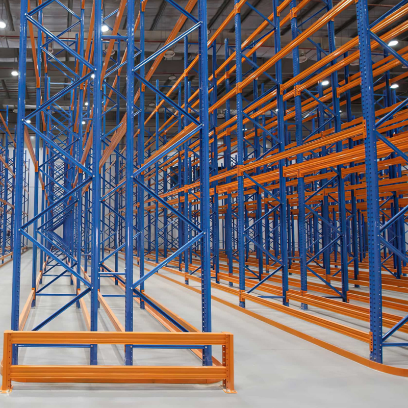Robust Warehouse Racking System Designed For Space-saving Storage And Heavy-duty Performance