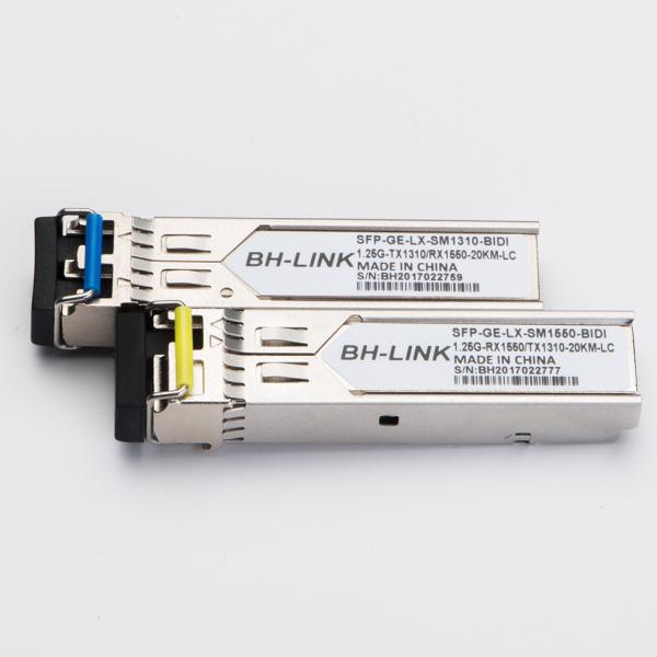 1.25G Sfp Fiber Optic Transceiver , Gigabit Optical Transceiver Compatible With