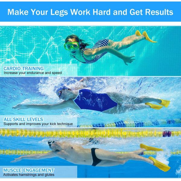 Toe Silicone Diving Swim Fins abierto para el color modificado para requisitos particulares que bucea