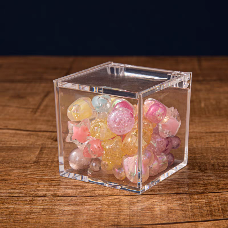 Modern for Acrylic Storage Box for Home Office & Bathroom Desk Storage