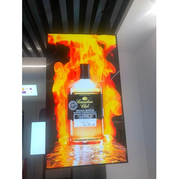 Latest Technology 55 -inch Indoor Touch flexible double-sided hanging Lg Transparent OLED Displays