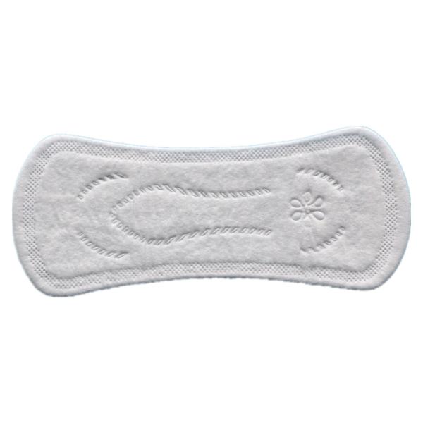 ODM Disposable Pure Cotton Sanitary Pads Without Wings 180mm Mini Panty Liners