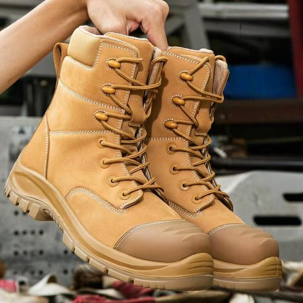 Bottes de travail lourdes imperméables à l'eau Bottes de travail de construction industrielle