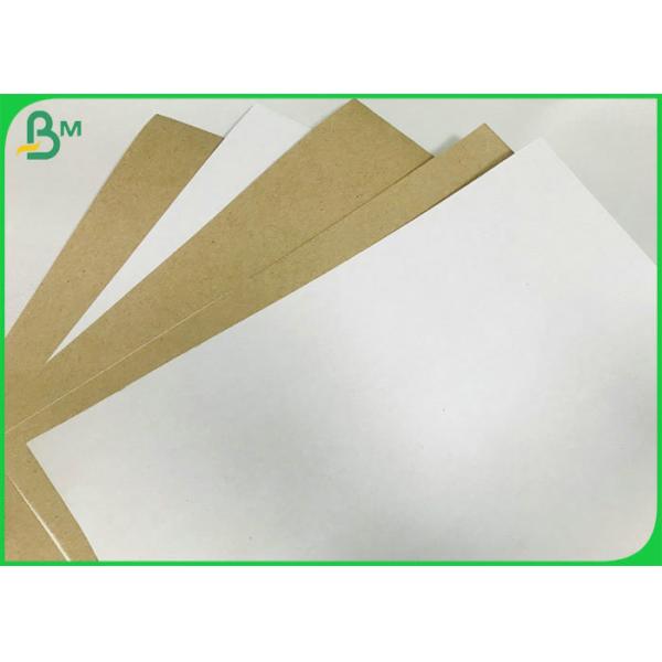 Coated single sided 300G 350G White Clay Coated Kraft Board / Duplex Board Sheets
