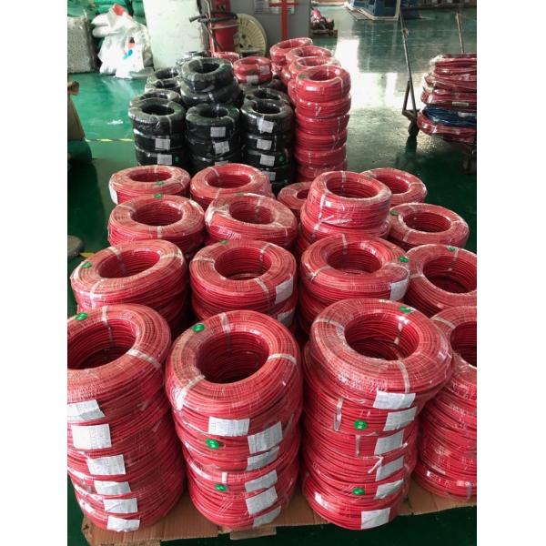 4 AWG Silicone Rubber Cable 600V 5000 Shares / 0.08mm Red Black Tinned Copper Wire