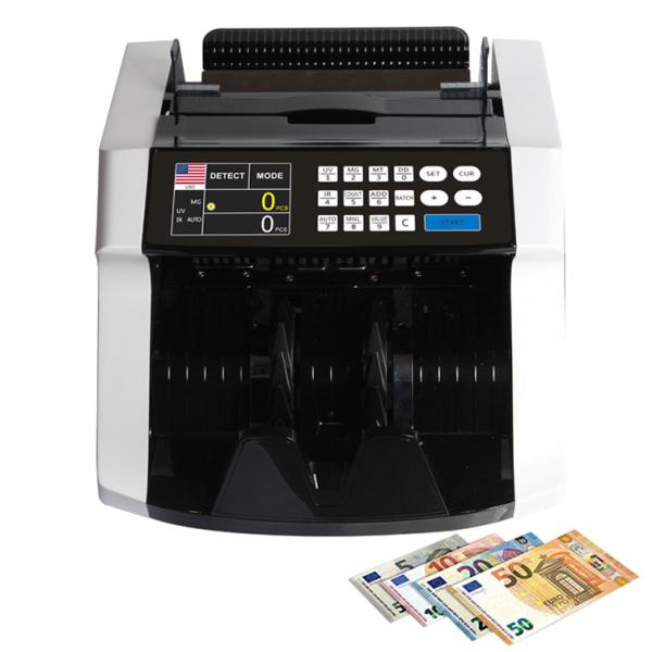 AL-7800 UV MG IR Manual Value Worldwide Currency Money Counter With Fake Detection