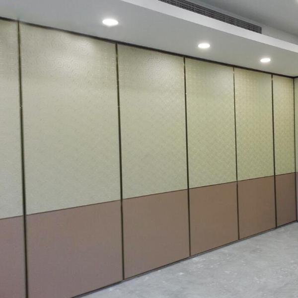 Manual Ultrahigh Soundproof Sliding And Folding Partition Wall For Gymnasium