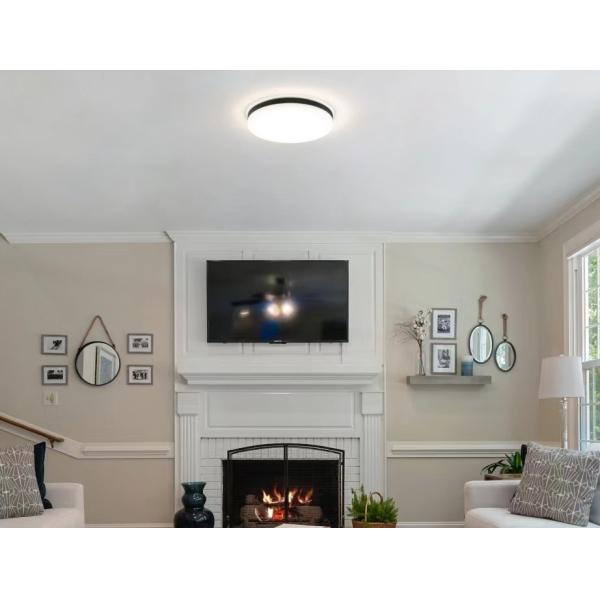50000 Hours Working Time 10inch LED Ultra Slim Integrated Ceiling Light 15W 5CCT CL-E1015