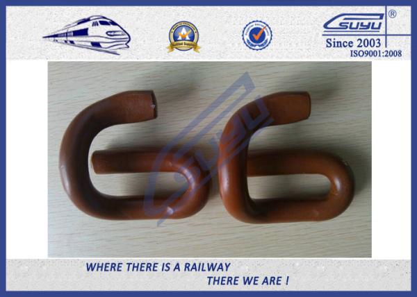 Tipo personalizado grampo elástico de E do trilho para o sistema Railway, aprovação do GV ISO9001