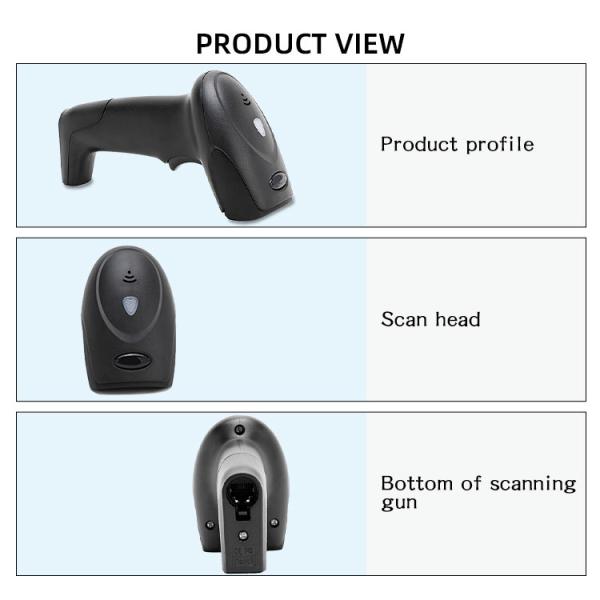 Professional Handheld Barcode Scanner for Supermarket and Warehouse Management