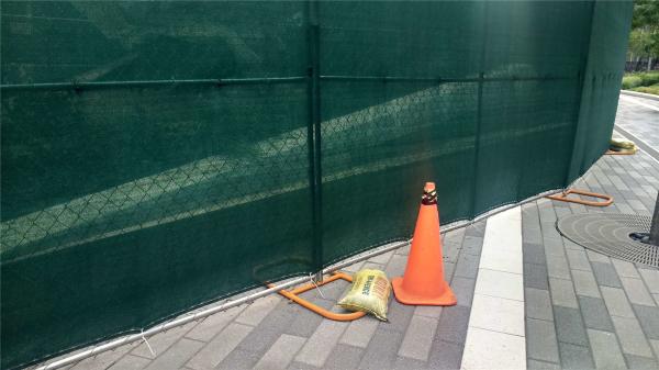 chain link temporary construction fence panels 6FT X 10F Mesh 2 3/8  x 2 3/8 ( 60mm x 60mm ) x 12 gauge wire