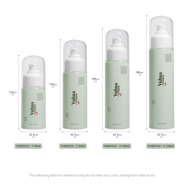 Custom Logo Plastic Packaging Bottles in Various Sizes with Spill Prevention for Cosmetic Use