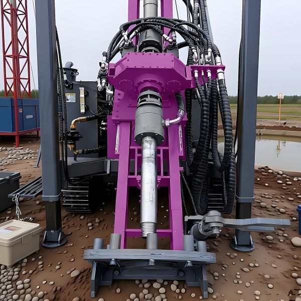 Reverse Circulation Drilling Rig with 132KW Diesel Power for 500m Drilling Depth and Hydraulic Controlling
