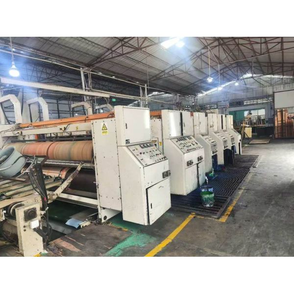 Cheap price used cardboard box making machine