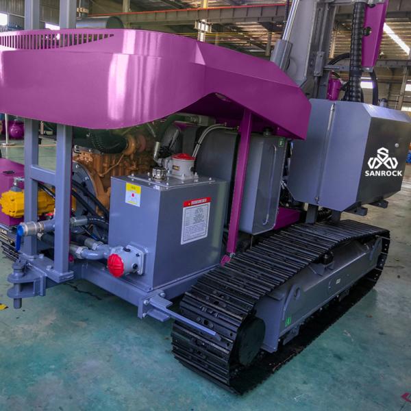 Solar Pile Driver Machine Photovoltaic Hydraulic Pile Drilling Rig Ground Screw Pile Driver
