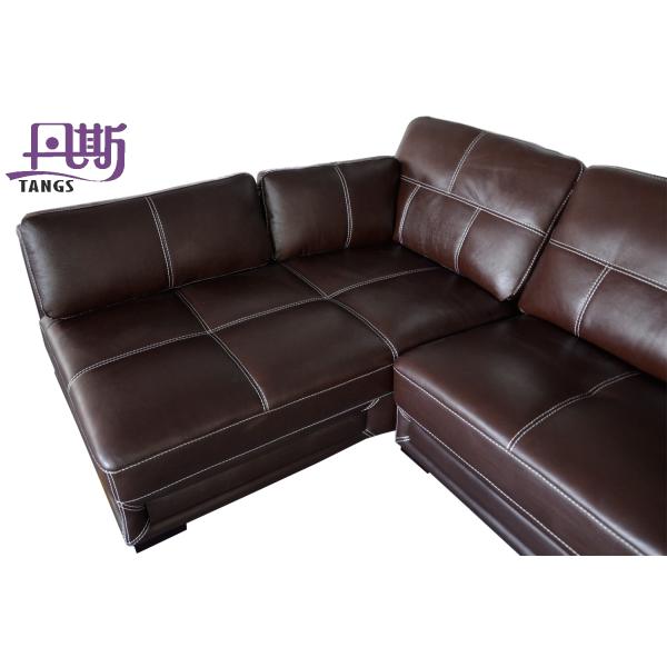 Sectionals genuine leather sofa set home furniture h5806