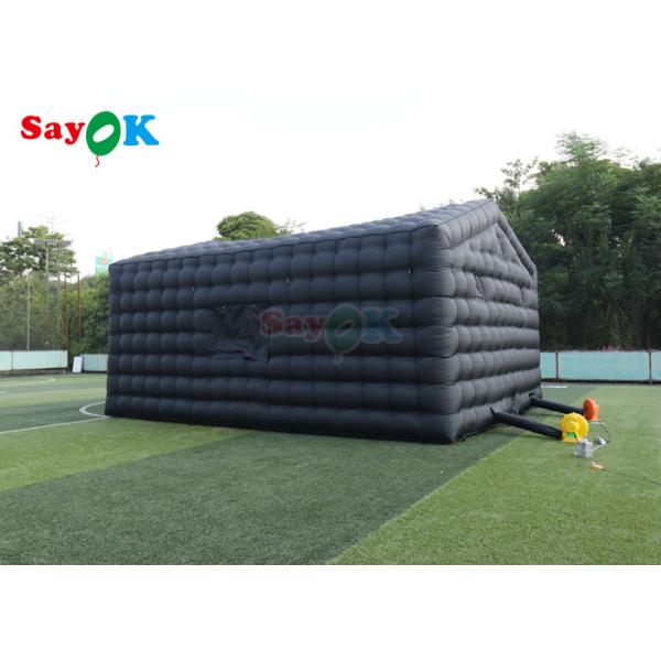 Черный диско надувный свет Мобильный ночной клуб палатка портативная вечеринка светодиодное освещение для аренды надувных ночных клубов