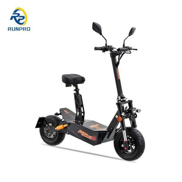 Potente 2000W 3000W Motor sem escova Chain Drive Scooter elétrico para Unisex dobrável