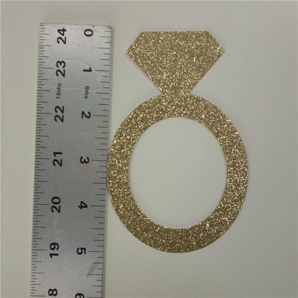 300gsm Glitter Glitter Paper Letters 5