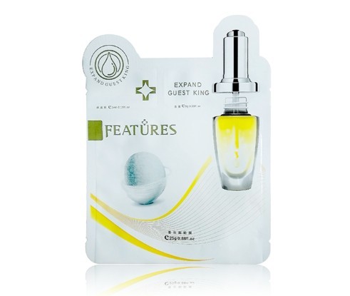 Custom Printing PET facial mask packaging Plastic Cosmetics bags with Healt Seal with best price