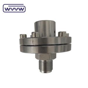 4" 100mm medidor de pressão sello do diafragma caixa SS e SS internos