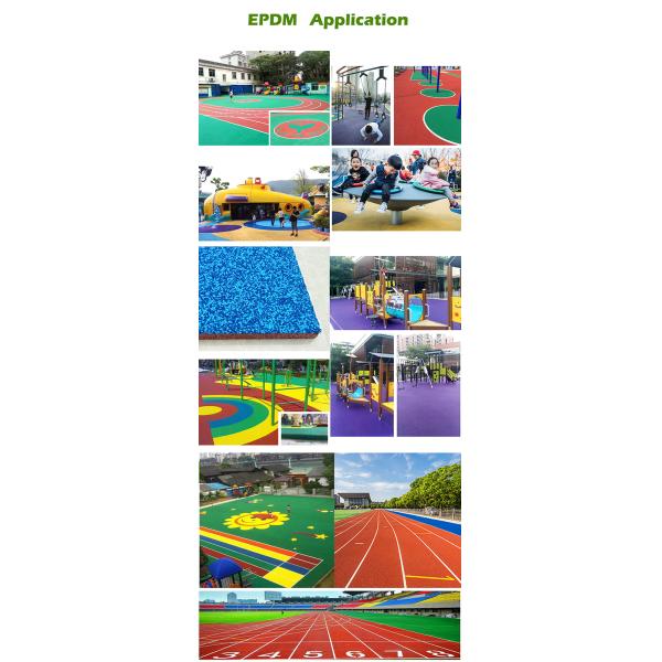 Упругость прочного теннисного корта спортивной площадки EPDM поверхностного красного высокая