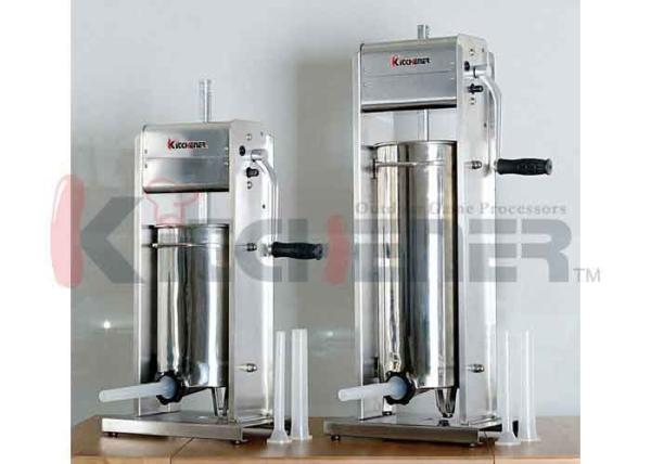 Stuffer manual caseiro resistente 30LB da salsicha com com os 3 tubos de enchimento