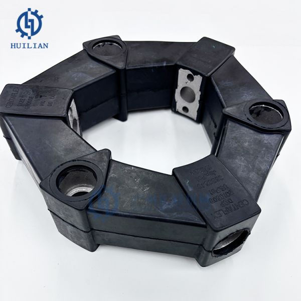 Excavator Attachments 90AS Rubber Coupling Excavator Coupling Assembly Pump Use for Construction Machinery Coupling Assembly