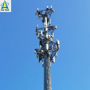 18 22 38M Durable Carbon Steel Monopole Communication Tower Multi Antenna Compatible for 4G 5G Network