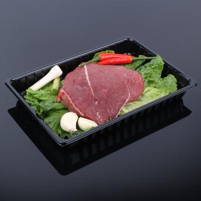 PET / PP Food Tray MAP Vacuum Formed Plastic Meat Trays Heat Sealable