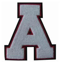 Double Felt Embroidery Chenille Patch 9C Washable Merrowed Border