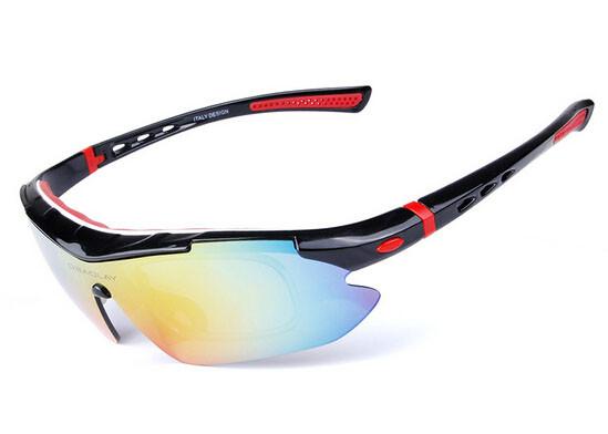 BG0890 Polarized Sports Men Sunglasses Road Cycling Glasses Mountain Bike Bicycle Riding Goggles Eyewear 5 Lens